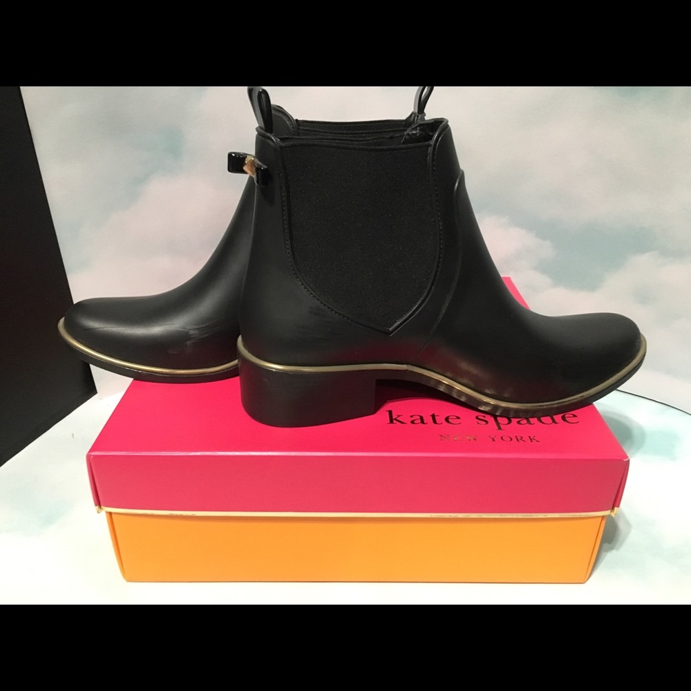 KATE SPADE NEW YORK MATTE BLACK Sedgwick Boots